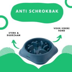 Alternative view of Anti Schrokbak Hond - Maat M - 20,5 CM