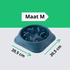 Anti Schrokbak Hond - Maat M - 20,5 CM